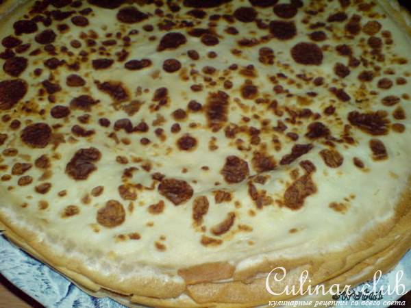 Блинчики французские (Crepes ) с карамелизированными ананасами и фисташками(День пятый...)