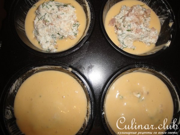 Блинные чашечки с ароматной начинкой