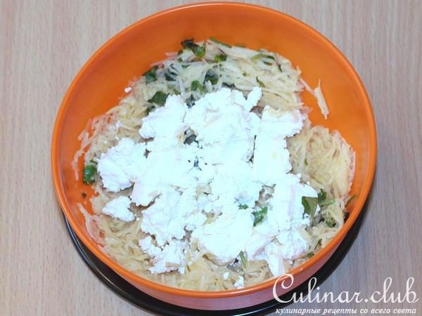 Картофельно творожные оладьи с геркулесом