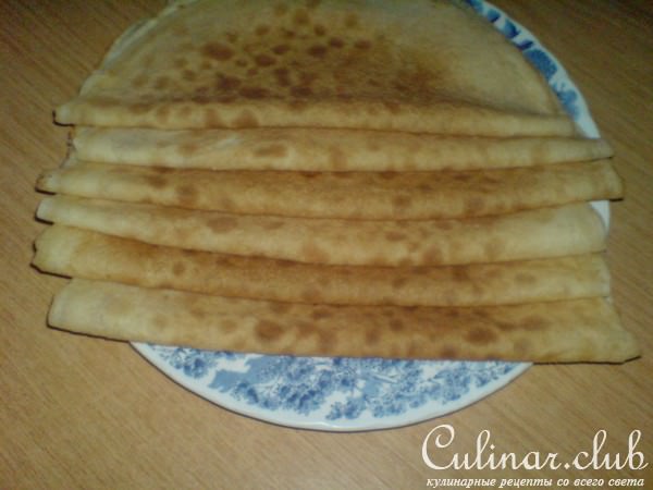 Блинная запеканка "Cordon bleu "