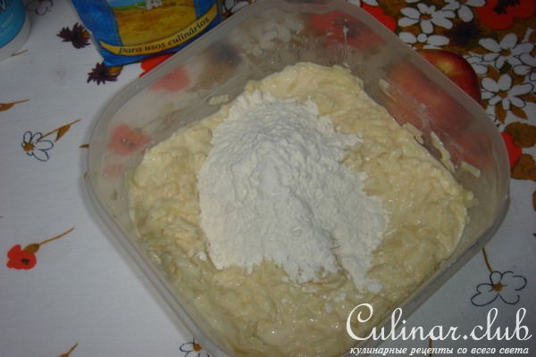 оладьи с яблоками мой вариант