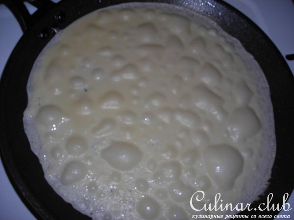 Блинчики с начинкой из капусты и яиц