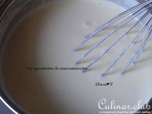 Блины на манке и кефире с лаймом