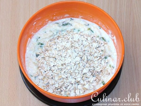 Картофельно творожные оладьи с геркулесом