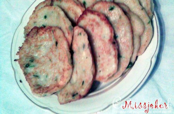 Картофельно-сырные оладушки (вариант)