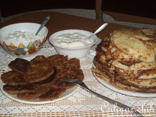 Блинчики из овсянки 