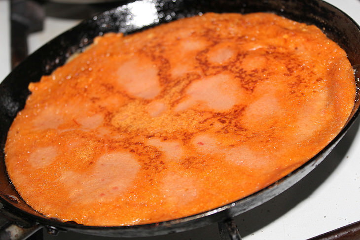 Блинчики "Tomato Gusto" с начинкой из куриной печени.