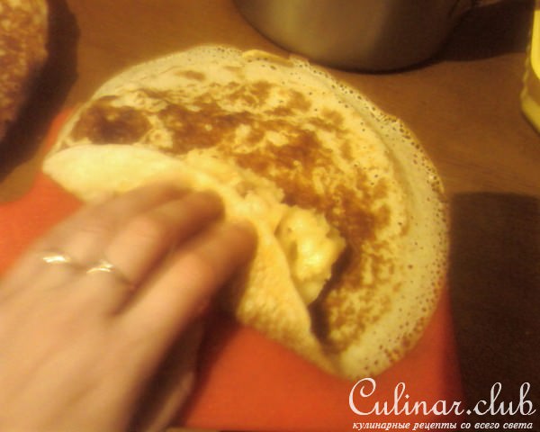 блинчики с яблоками