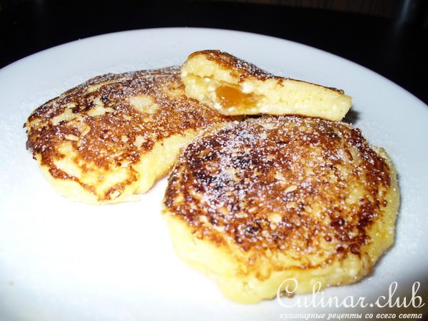 Сырники с начинкой ( мой вариант)