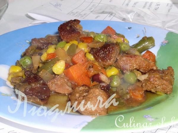 Говядина с овощами