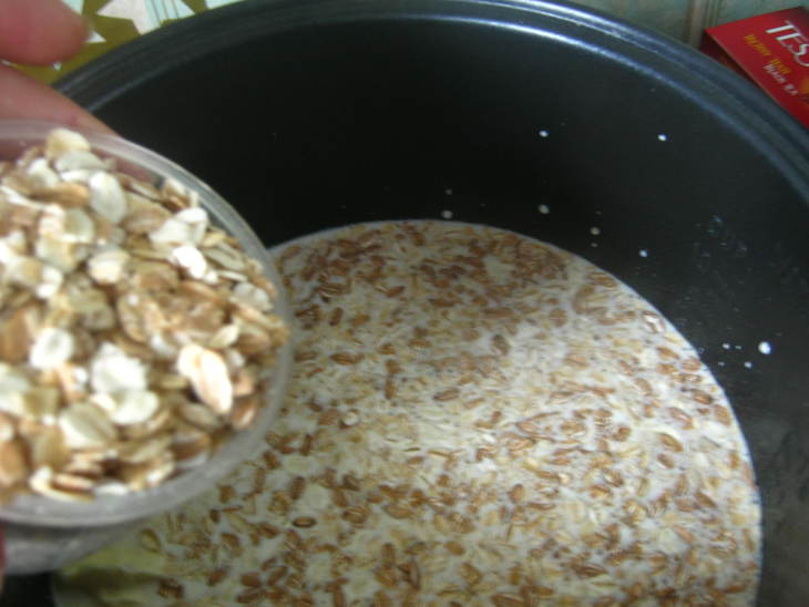 Мультизлаковая молочная каша с яблоком (Тест-драйв)