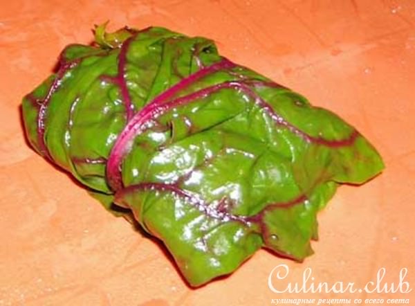 Голубцы из свекольных листьев