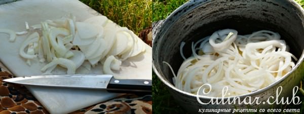 Картошка с копченой грудинкой "по-пастушьи"
