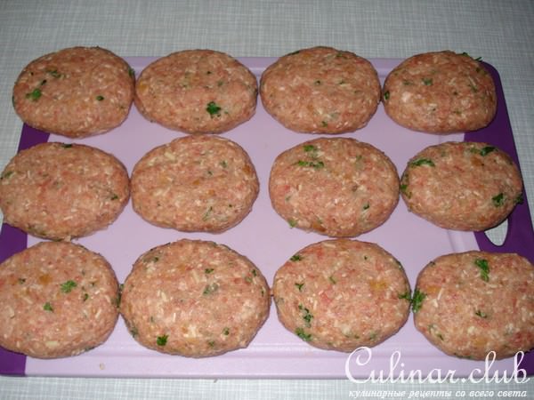 Шницели рубленые
