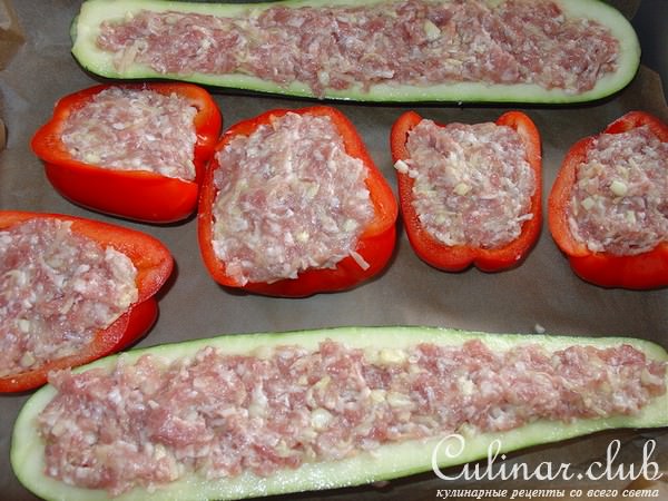 Фаршированные овощи.