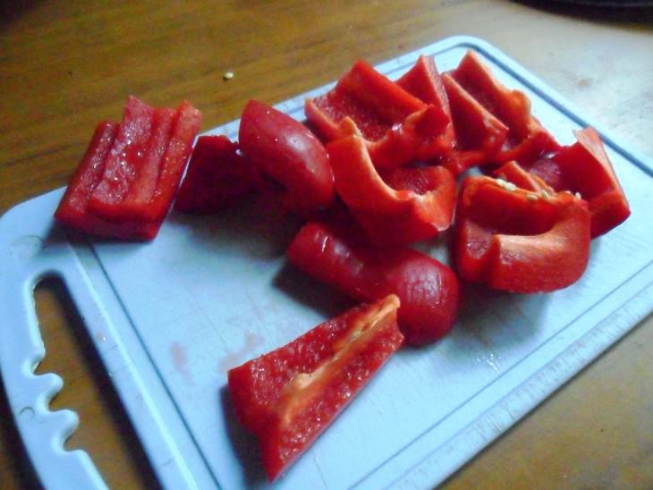 Овощное рагу с креветками