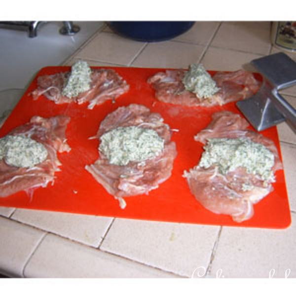 Курица с сыром Горгонзола
