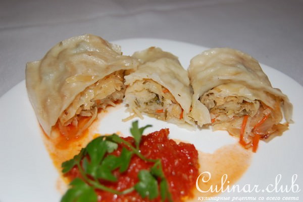 Ханум с квашенной капустой