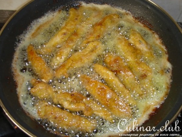 куриные пальчики с тортелини