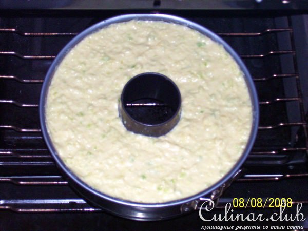 Кабачковый пирог с индейкой