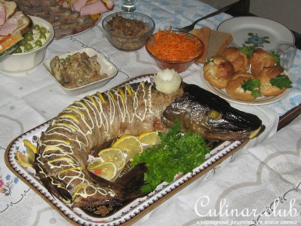 Щука фаршированая (вариант ,не для оценок)