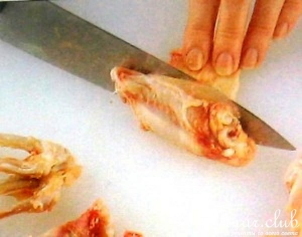 фаршированные куриные крылышки