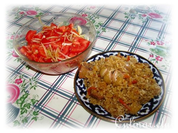 Плов со свининой (на узбекский лад)