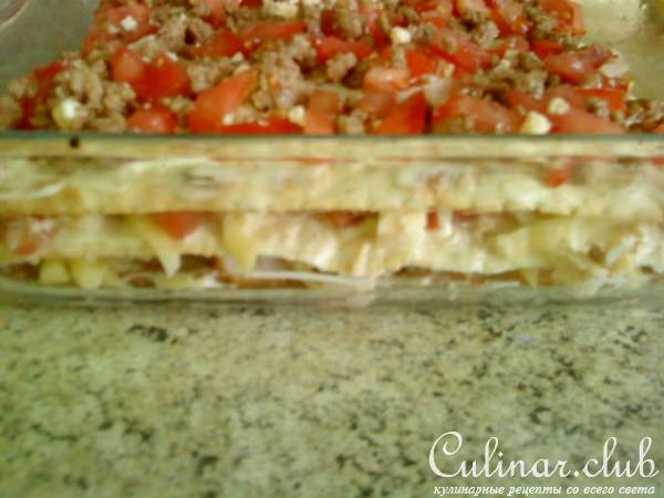 А-ля лазанья из мацы :)