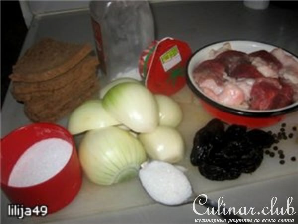 Эйсик-флейш или кисло-сладкое жаркое