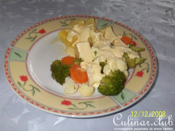 Картофель с овощами