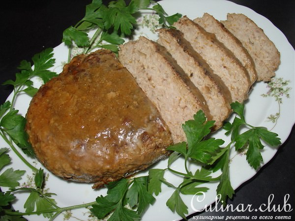 Мясной хлеб (oder Hackbraten)