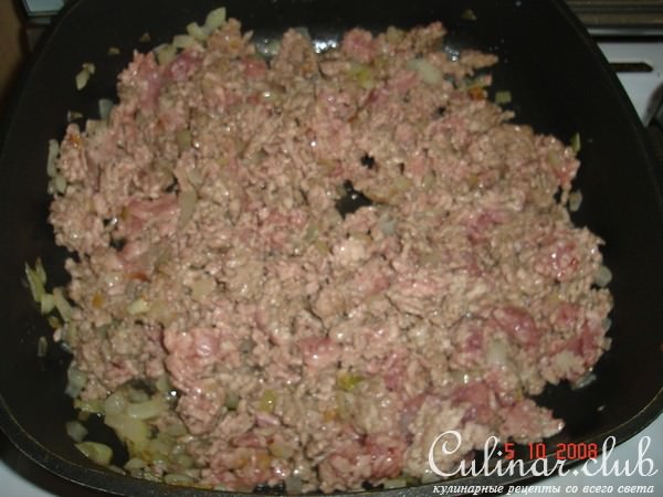 Запеканка с фаршем и макаронами