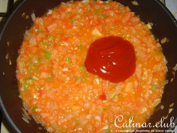 Каннеллони с ветчиной