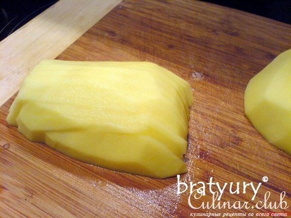 Картофель с беконом, жареный на трёх жирах
