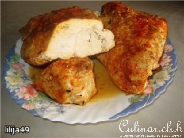 Индюшачья грудь по рецепту подчерёвки (грудинки)