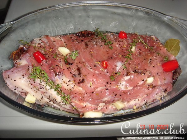 Свинина по Англо-Индийски
