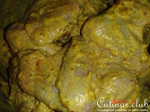 Шашлык из свинины и крылышек