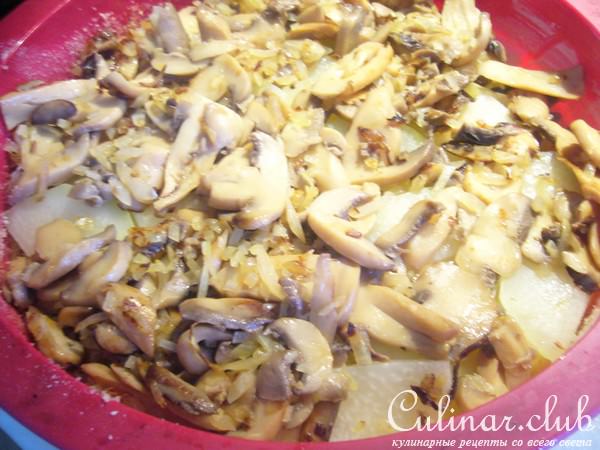 Кольраби-картофельная запеканка