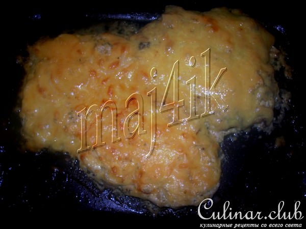 Вкусное мяско из духовки, или мой вариант мяса по-французски