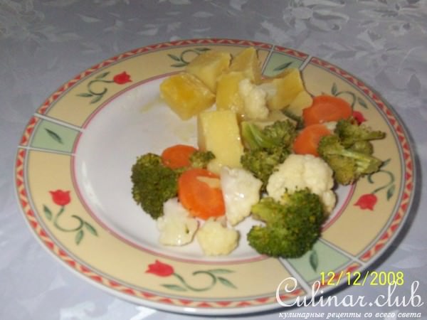 Картофель с овощами