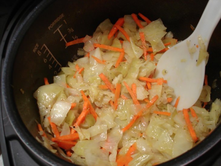Осеннее жаркое с каштанами и копчеными колбасками.Тест драйв VITEK