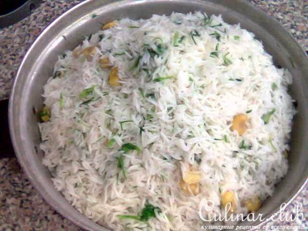 Шююд пахла плов(Плов с бобами и с птицей)