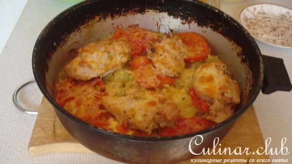 Курица на подушке или Куриный "сон час".
