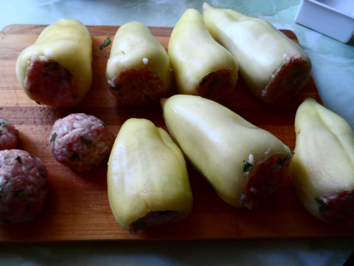 Фаршированный перец(мой вариант)