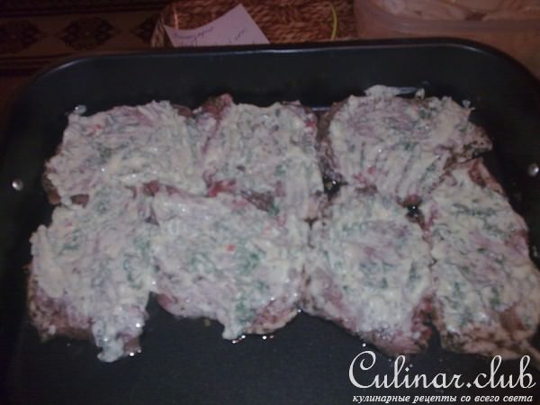 Вариация на тему"Мясо по французски"