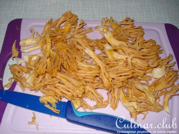 Картошка жареная с кораллами