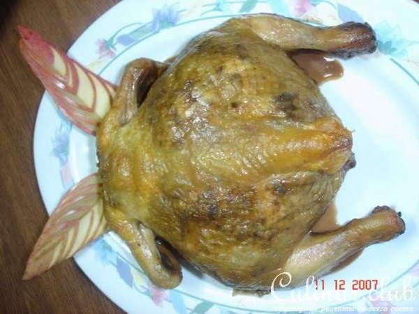 Курица фаршированная
