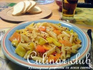Пенне со свежими перцами