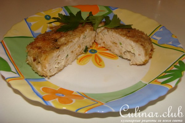 Котлета куриная в кунжуте