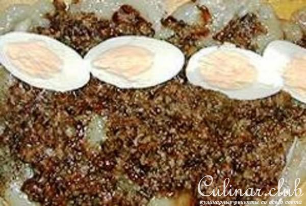 куриный рулет с грибной начинкой